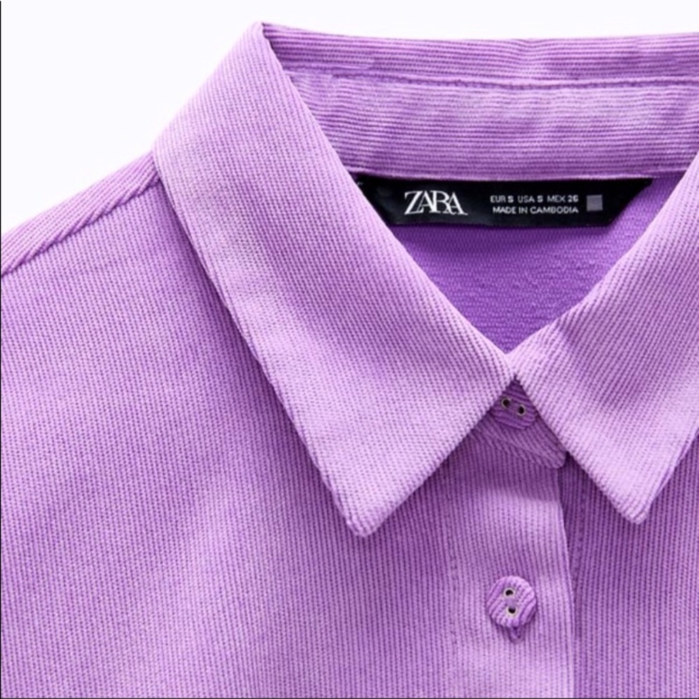 Zara oversized corduroy shirt - Picture 6 of 6